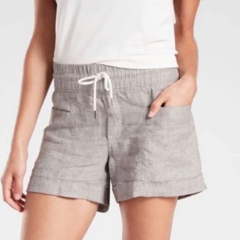 Athleta Linen Cabo Shorts